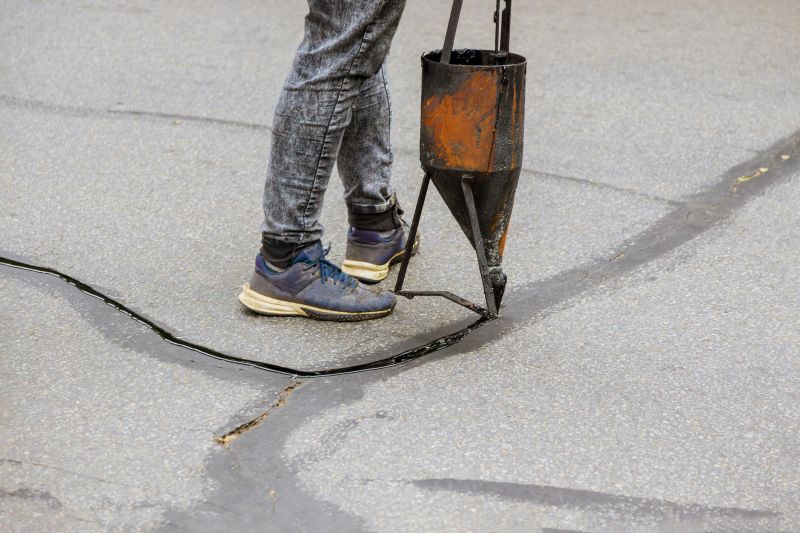Hot Tar Driveway Sealing in Columbus, OH